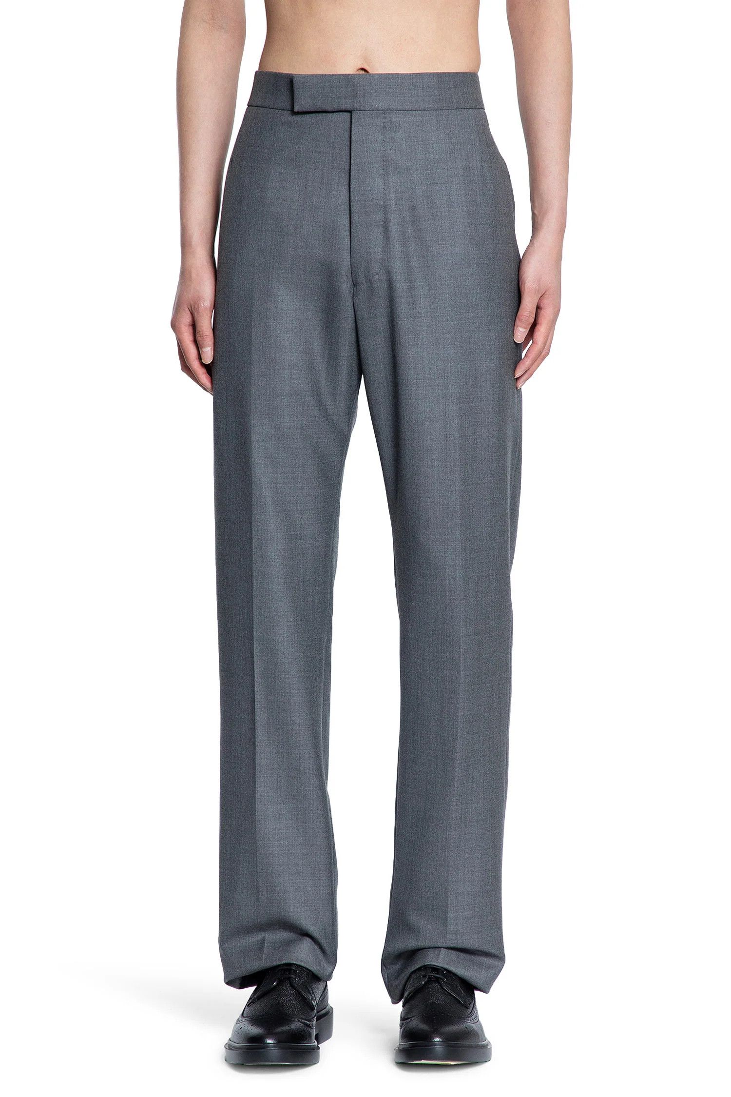 Thom Browne THOM BROWNE classic gray wool pants Size 2 / Medium q Size US 32 / EU 48 - 2 Thumbnail