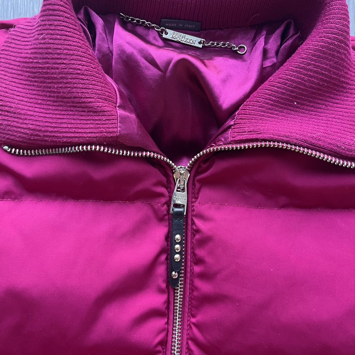 Alexander McQueen Alexander McQueen Mainline Goose Down Silk Puffer Jacket Size S / US 4 / IT 40 - 2 Thumbnail
