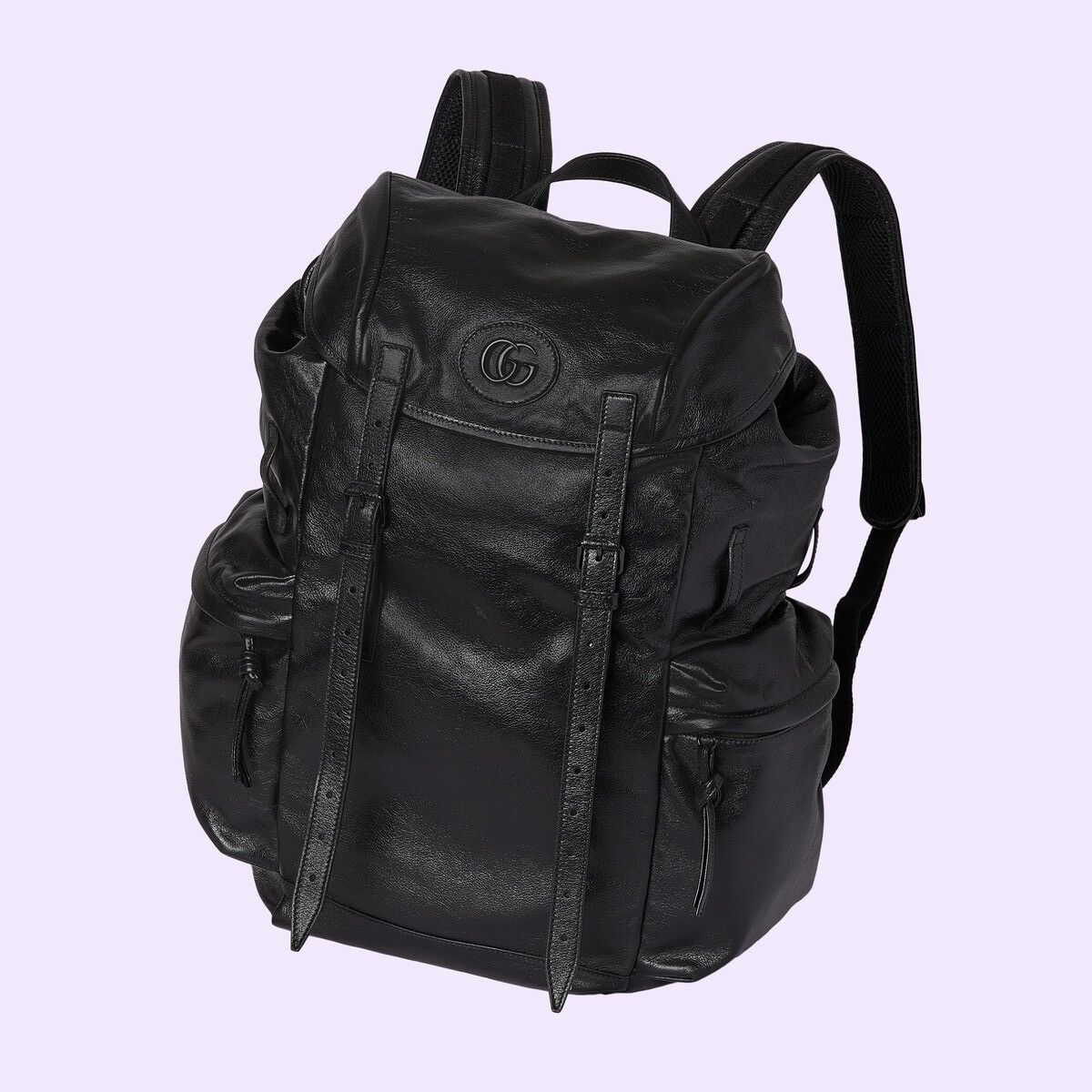 Gucci Black Backpack with tonal double G Size ONE SIZE - 3 Thumbnail