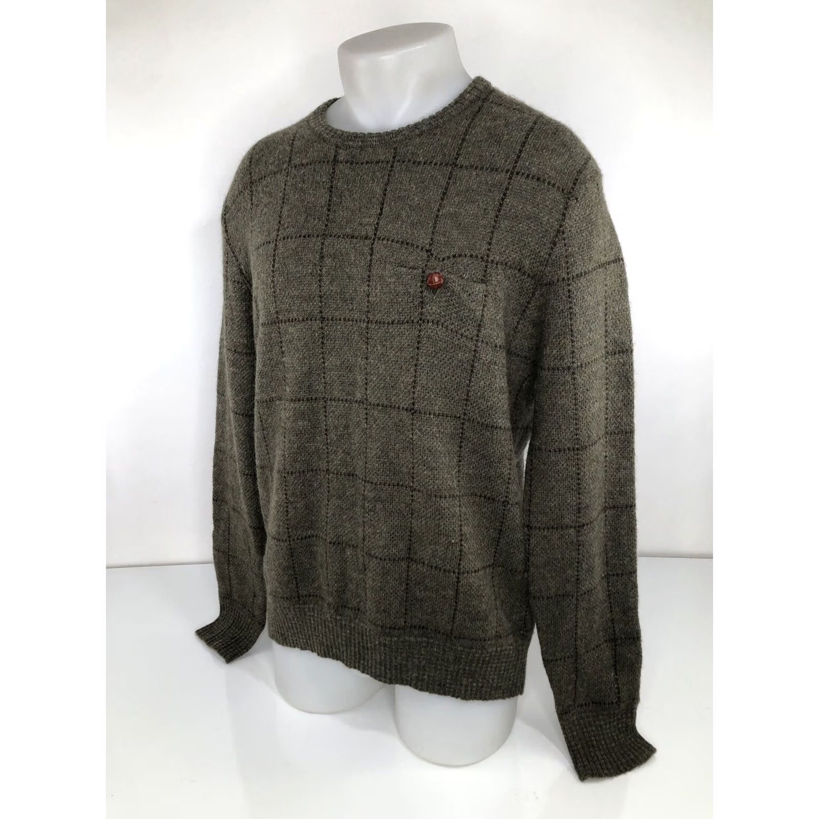 Polo Ralph Lauren POLO / RALPH LAUREN Sweater Men L Green Wool Pocket Elbow Patch Pullover - EXCELLENT Size US L / EU 52-54 / 3 - 3 Thumbnail
