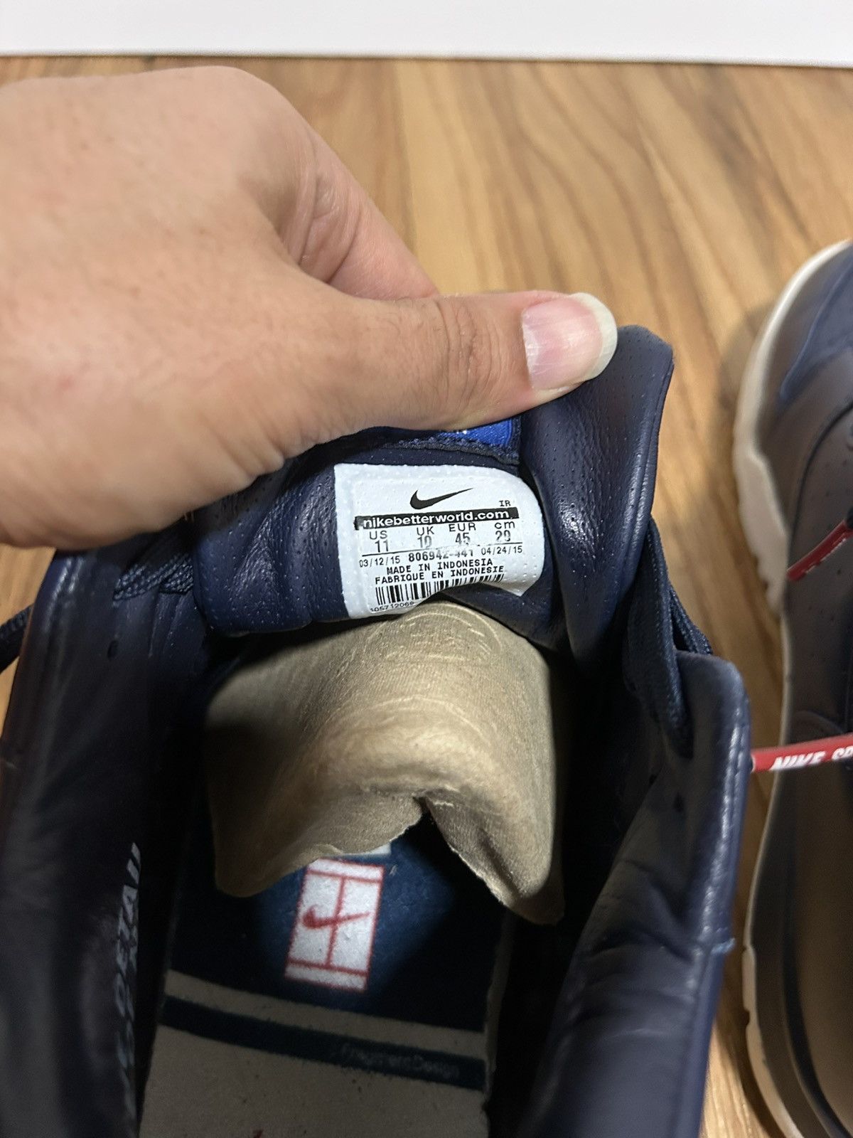 Fragment Design × Nike Nike Air Trainer 1 Mid SP Fragment Design Obsidian Size 11 Size US 11 / EU 44 - 7 Thumbnail