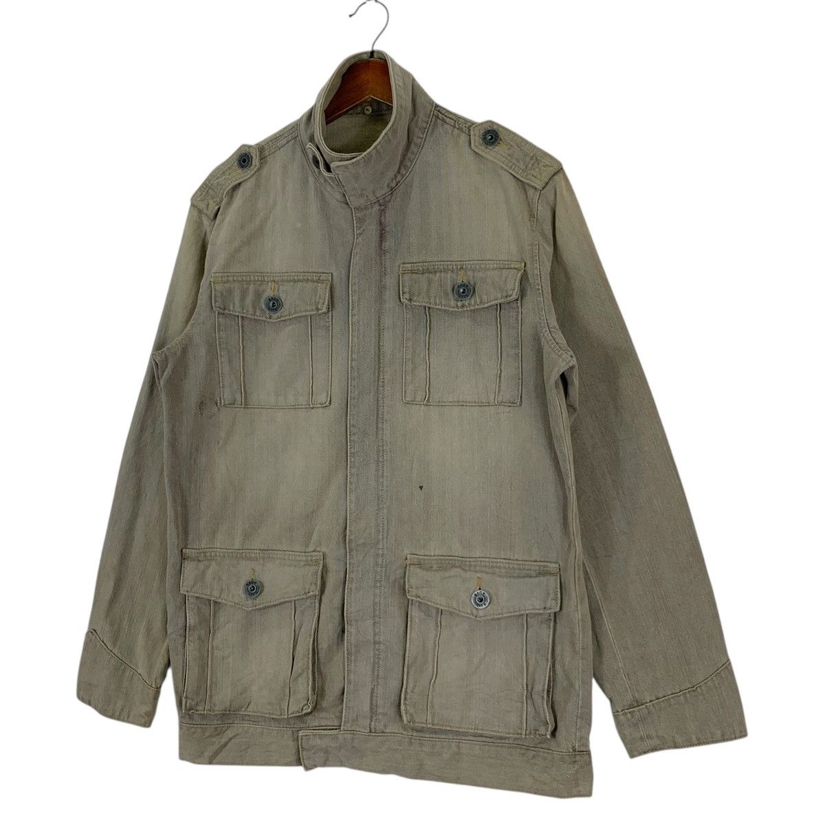 Japanese Brand Vintage Back Rush Four Pockets Jacket Size US L / EU 52-54 / 3 - 3 Thumbnail