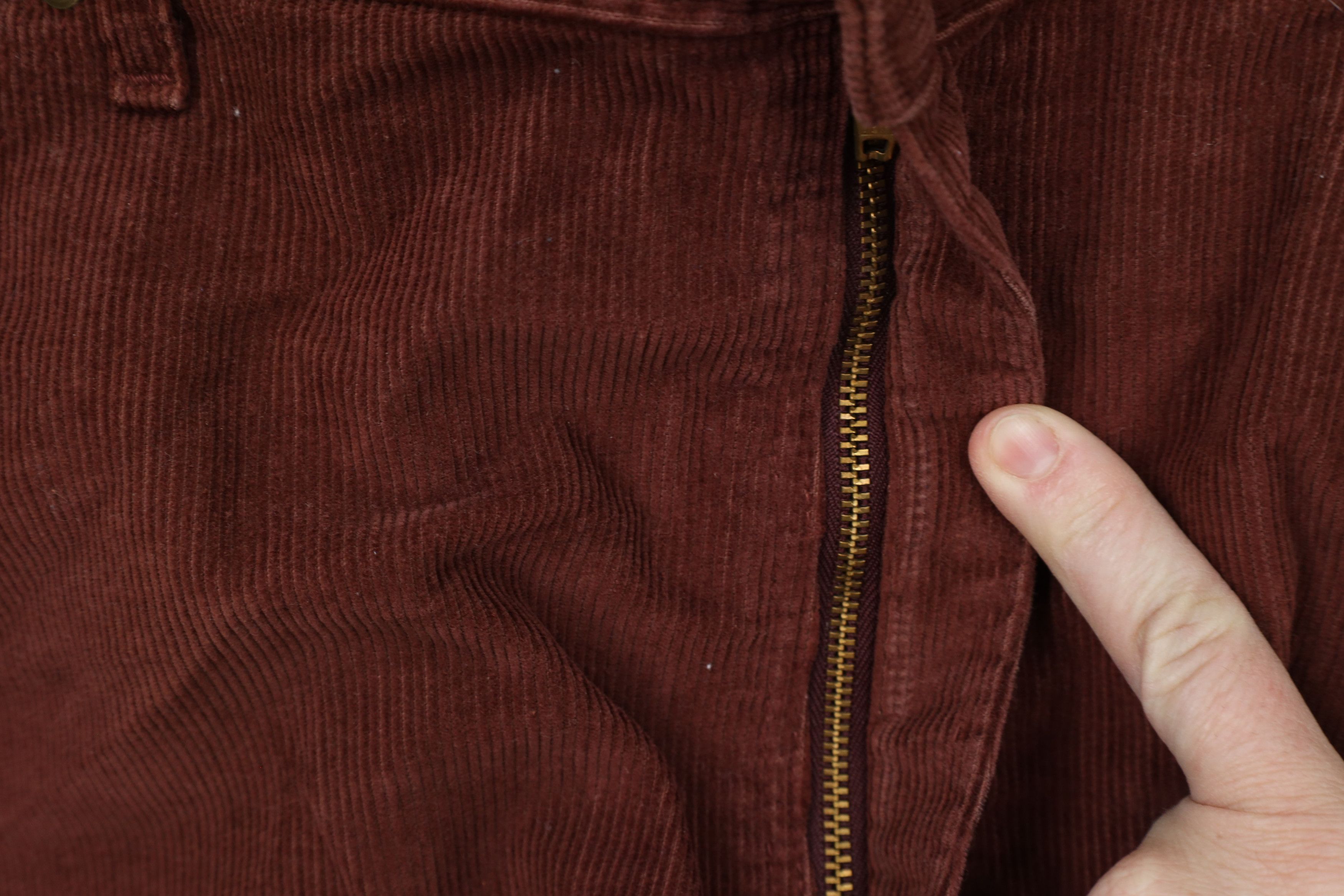 Lee × Vintage Vintage 90s Lee Bootcut Western Corduroy Chino Pants Red USA Size US 38 / EU 54 - 8 Thumbnail