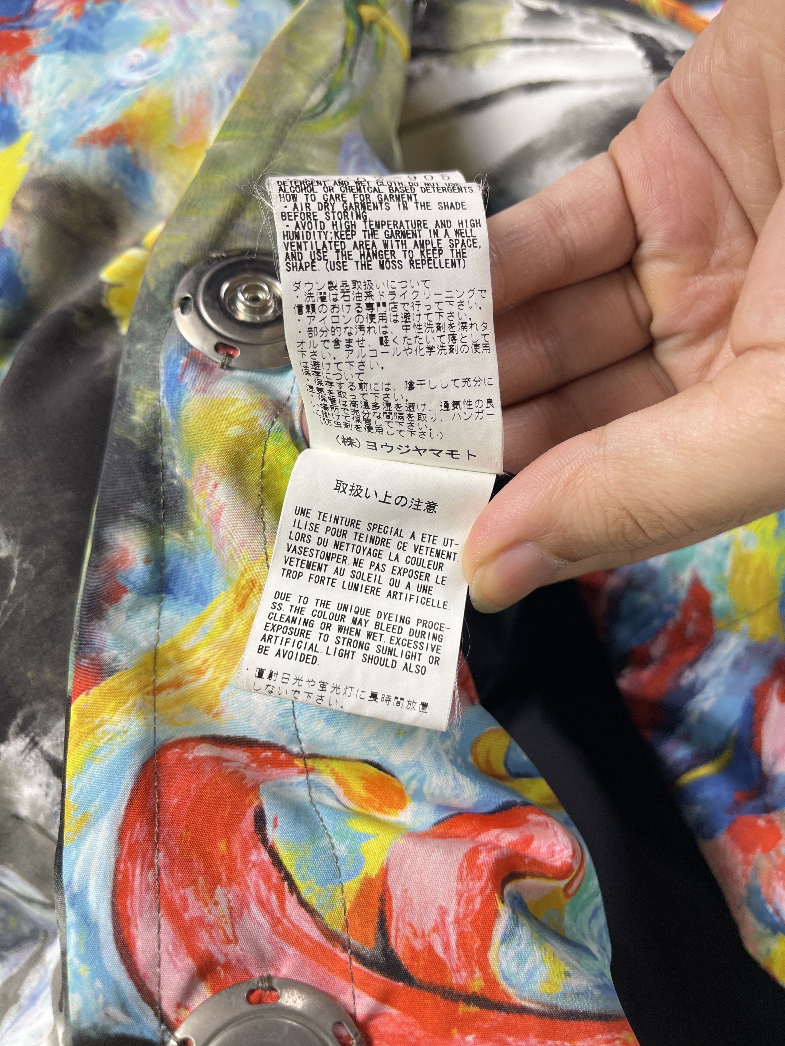Y's × Yohji Yamamoto Y's Yohji Yamamoto All-over Floral Pattern Puffer Down Coat Size US L / EU 52-54 / 3 - 6 Thumbnail