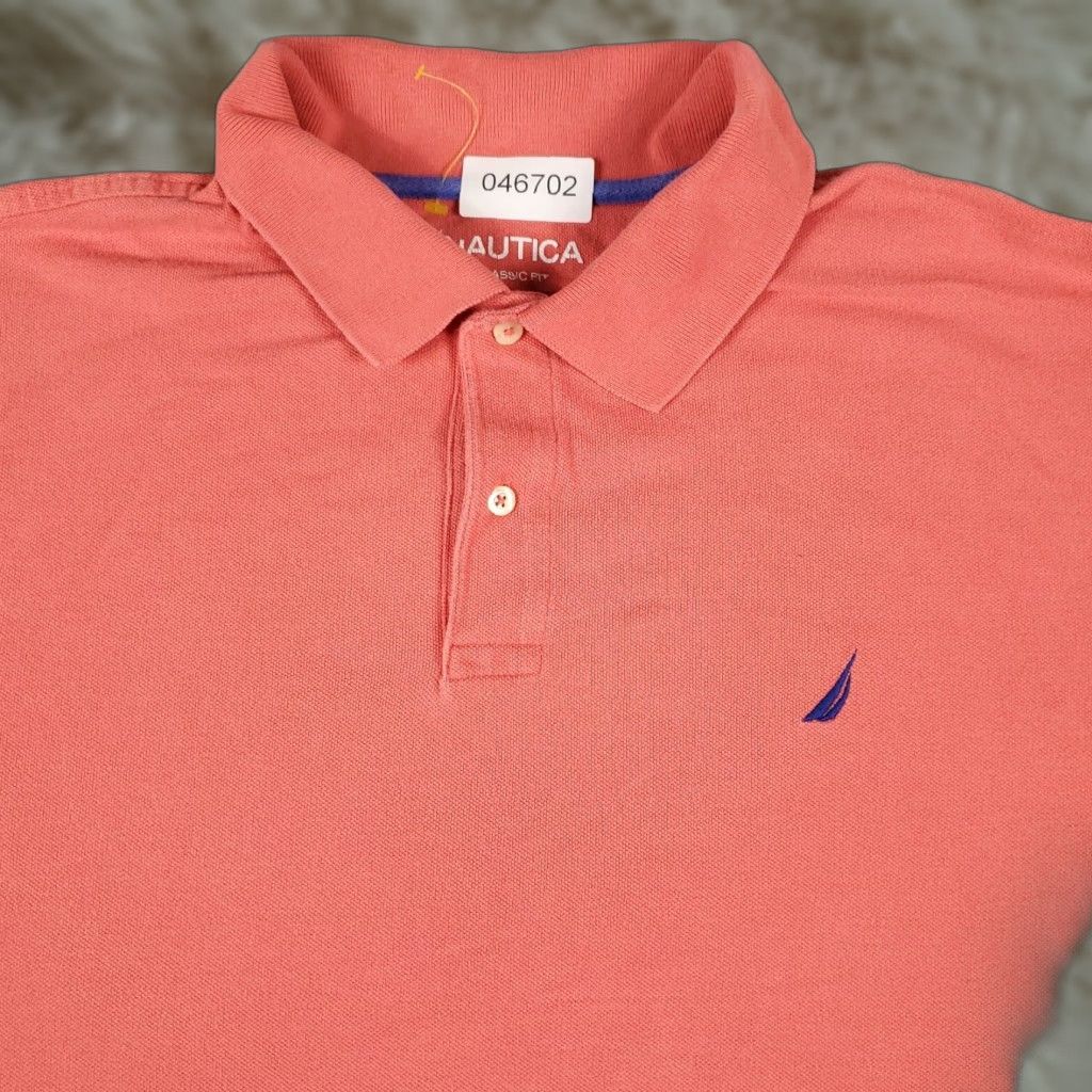 Nautica Nautica Polo Shirt 2XL Pink Short Sleeve Casual Mens Size US XXL / EU 58 / 5 - 1 Thumbnail