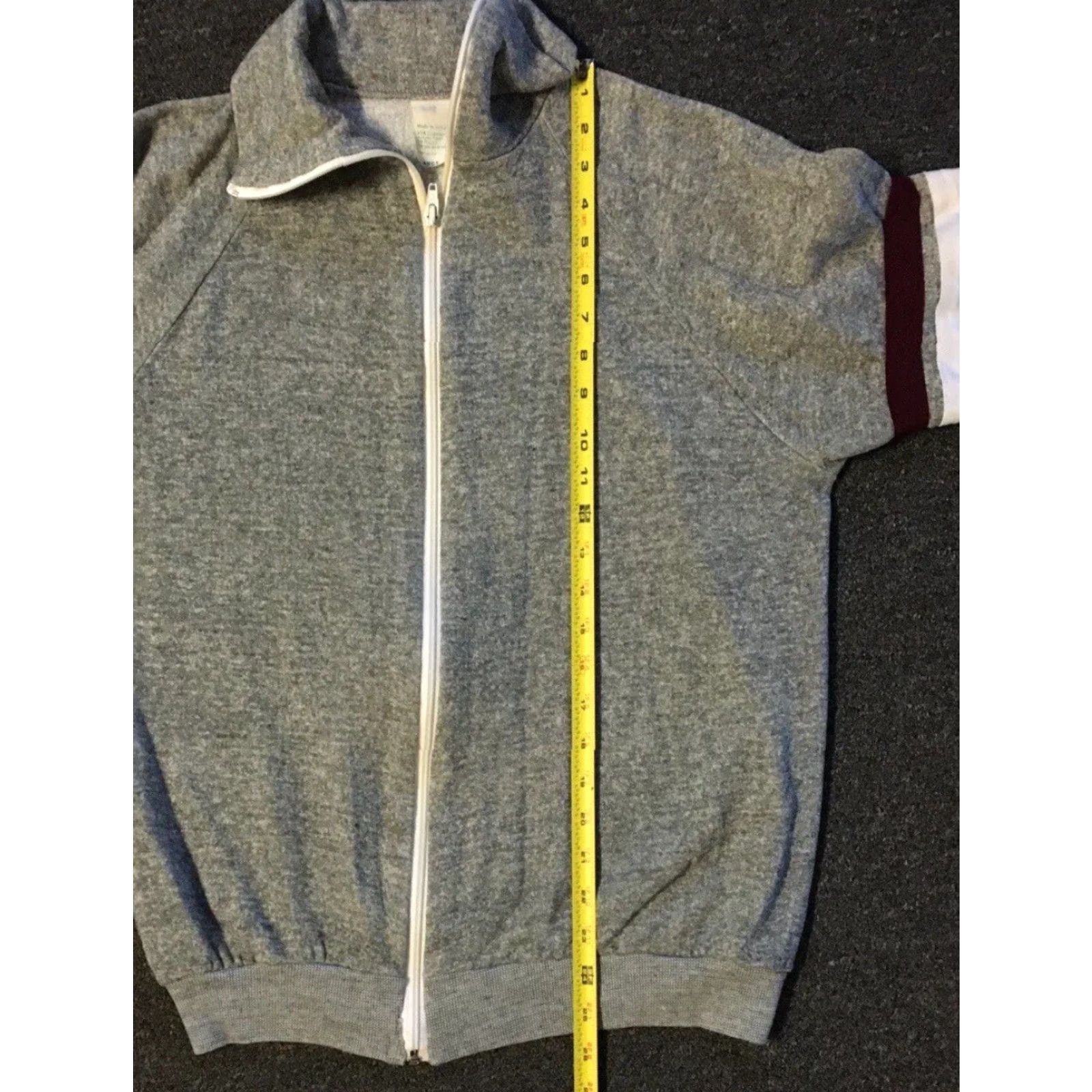 Vintage VINTAGE Physical Education Sweatshirt Jacket Zip Gray S USA 80s 90s Biker Punk Skate Surf Grunge Army Classic Vintage 80s 90s Mens Sweatshirt Size US S / EU 44-46 / 1 - 7 Thumbnail