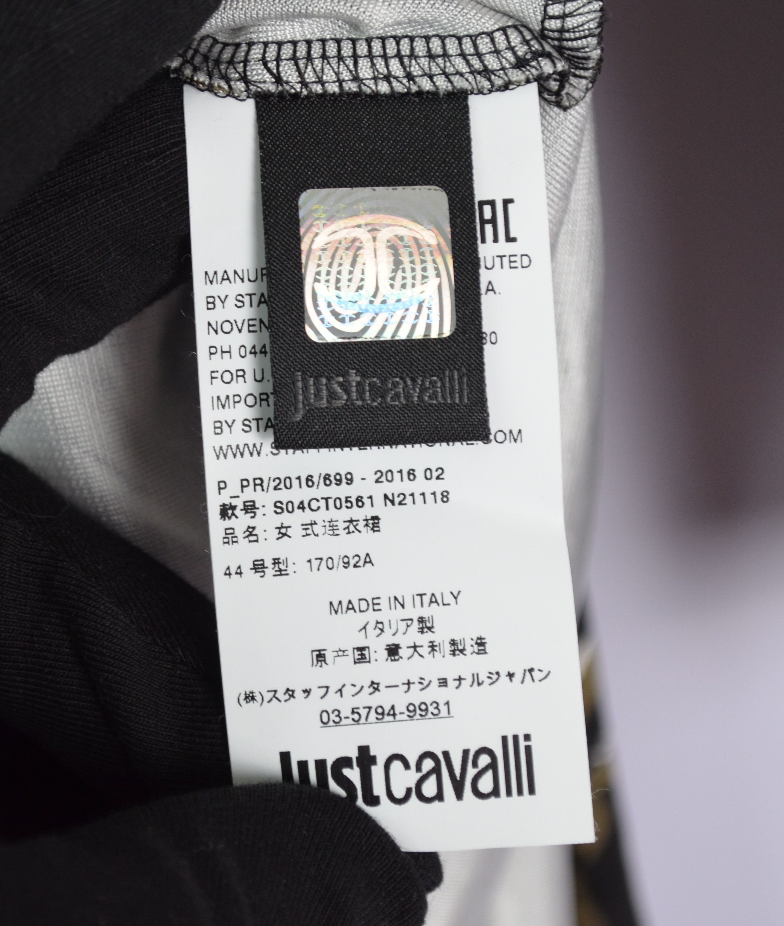 Just Cavalli × Roberto Cavalli Just Cavalli 3/4 Sleeve Fitted Stretch Dress Zebra Print 44 Size M / US 6-8 / IT 42-44 - 13 Thumbnail