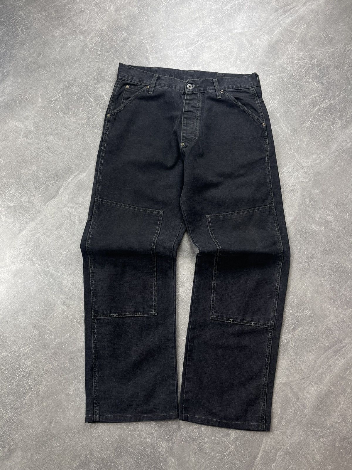 G-Star G-Star RAW Vintage Worker Jeans Black Denim Carpenter Pants Size US 32 / EU 48 - 7 Thumbnail