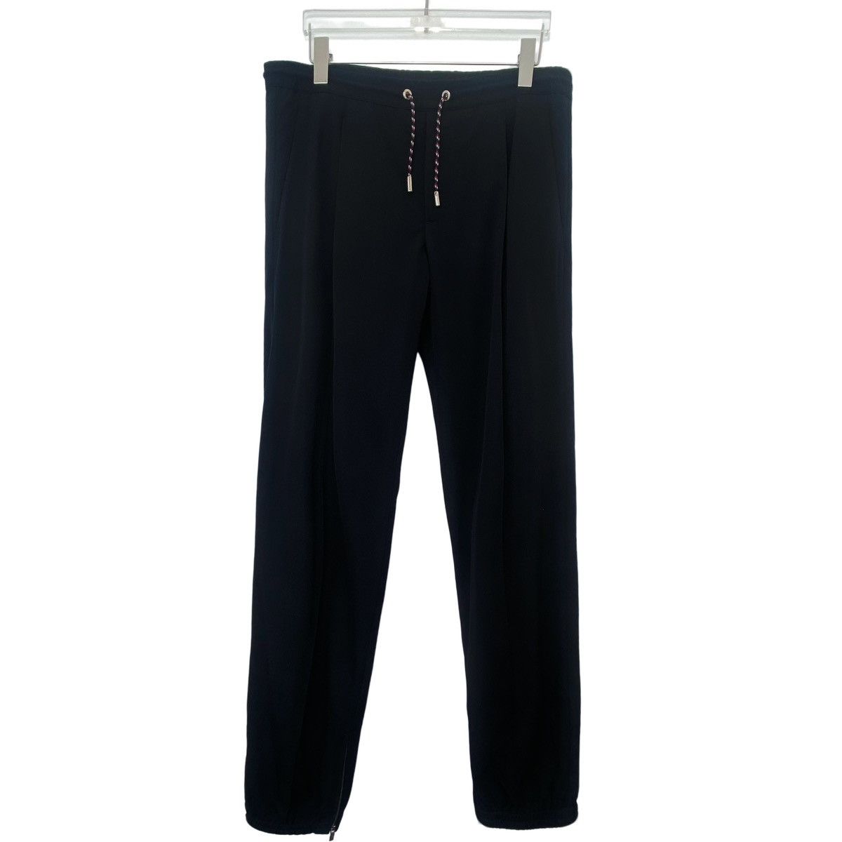 Dior Dior Black Men's Drawstring Casual Pants K26WX Size US 34 / EU 50 - 1 Thumbnail