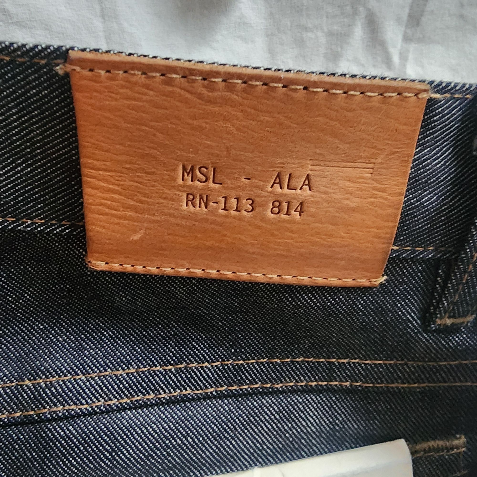 Billy Reid Billy Reid MSL-ALA Mens Slim Fit RN-113814 Selvedge Jeans Size US 30 / EU 46 - 4 Thumbnail
