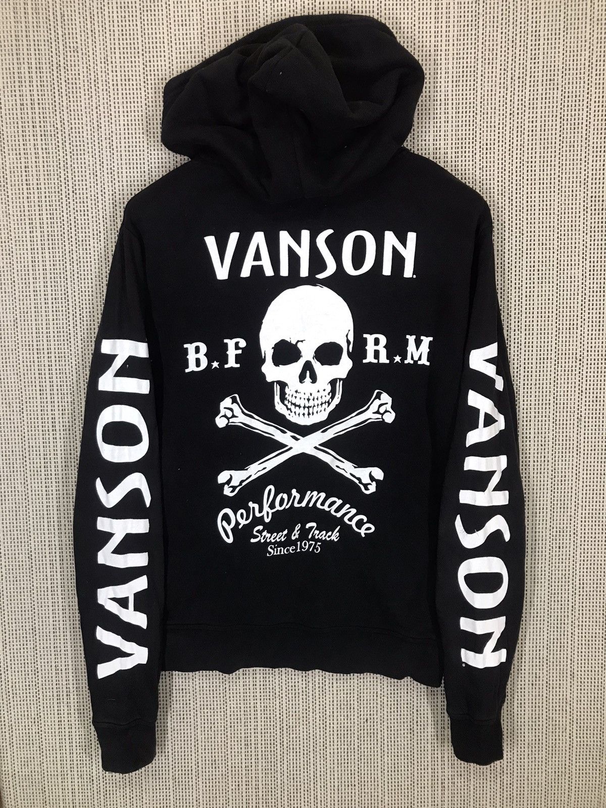 If Six Was Nine LAST DROP 🔥VANSON LEATHERHOODIE SPELLOUT BIG LOGO VERY RATS‼️ Size US L / EU 52-54 / 3 - 11 Thumbnail