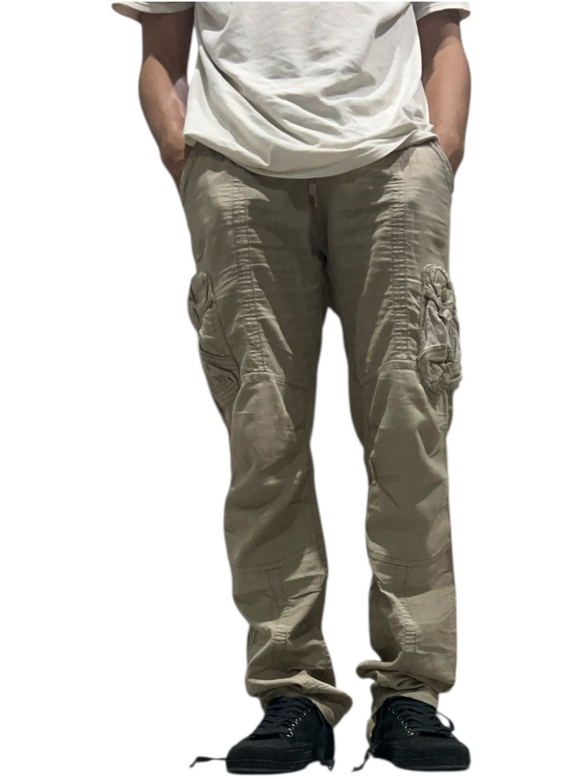 If Six Was Nine × Japanese Brand × Le Grande Bleu (L.G.B.) G.O.A Cargo Pants Size US 31 - 7 Thumbnail