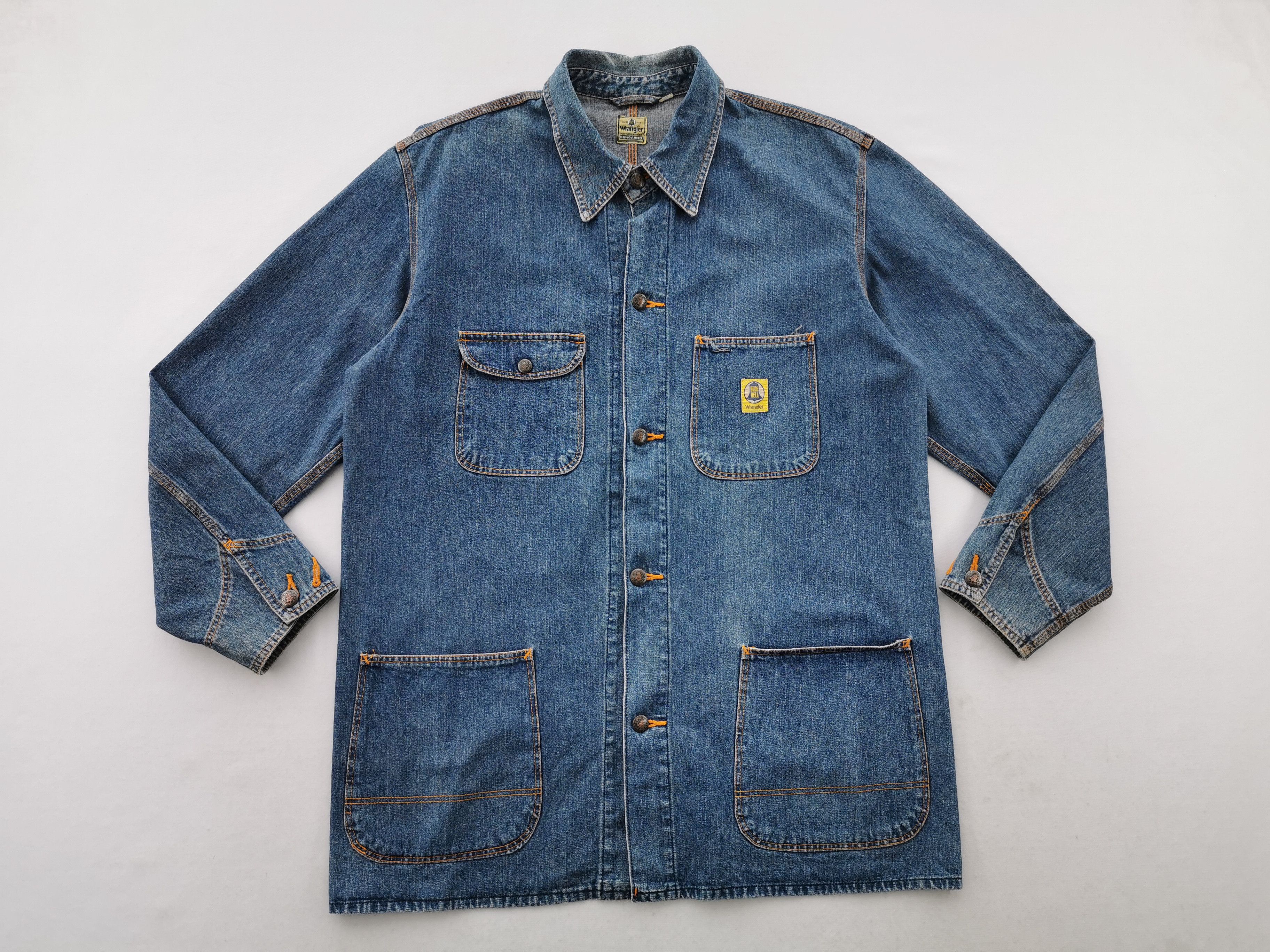 Wrangler Vintage 90s Wrangler Blue Bell Denim Jacket Made In Japan Size US M / EU 48-50 / 2 - 3 Thumbnail