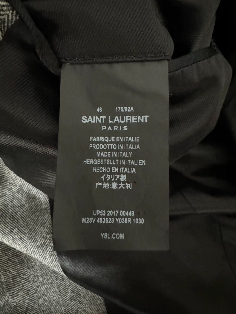 Saint Laurent Paris Saint Laurent Paris Herringbone wool suit-2506 Size US S / EU 44-46 / 1 - 6 Thumbnail