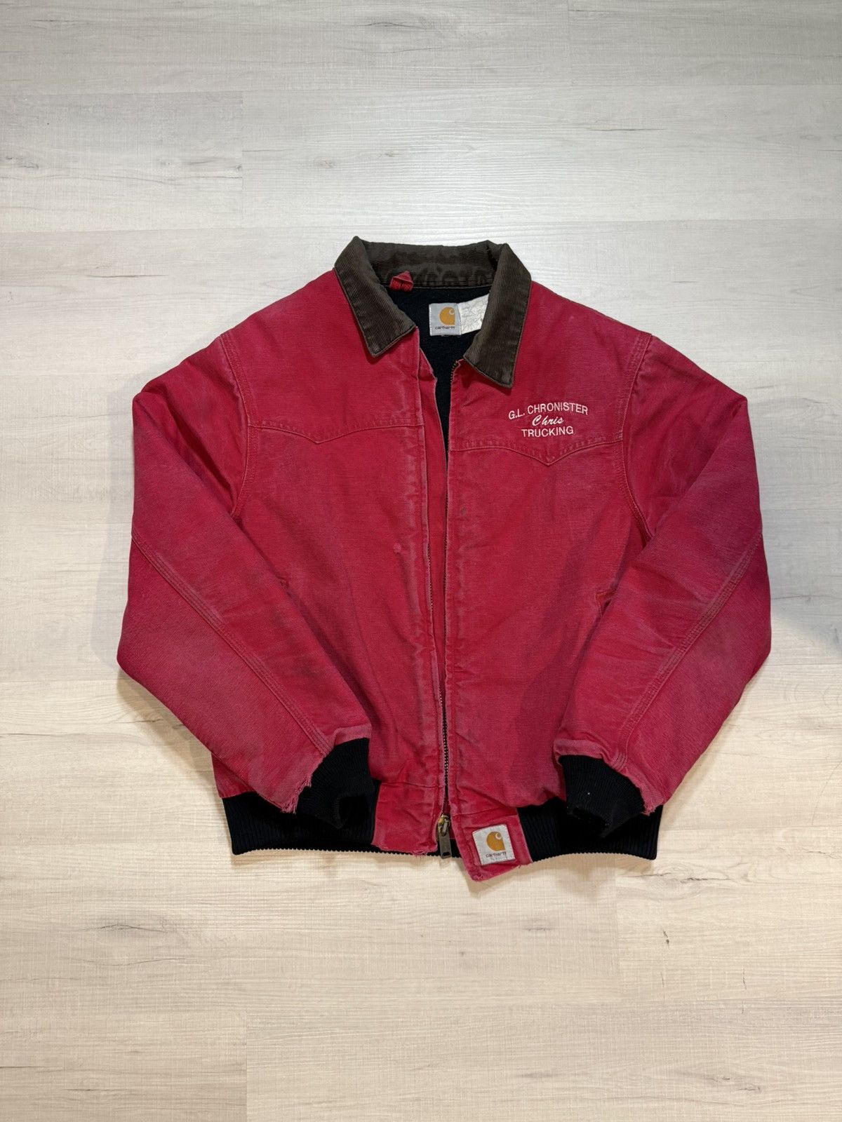 Carhartt J77 Santa Fe Jacket RED USA製 Carhartt × Vintage Carhartt J77 RED 1999 Santa Fe Aztec Southwest