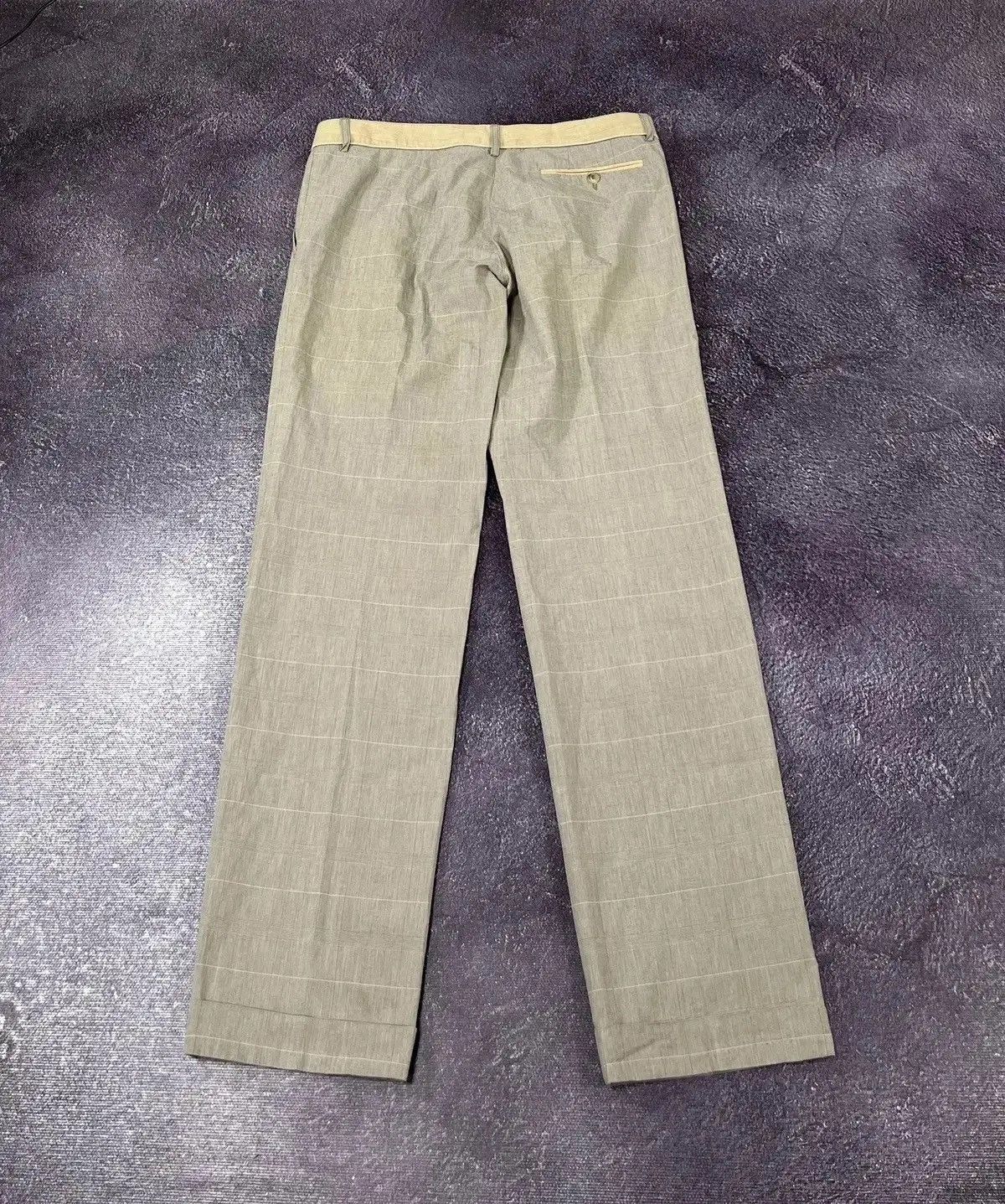 Dolce & Gabbana × Vintage Vintage Dolce & Gabbana Women's Rare Checkered Baggy Pants Size 34" / US 12 / IT 48 - 7 Thumbnail