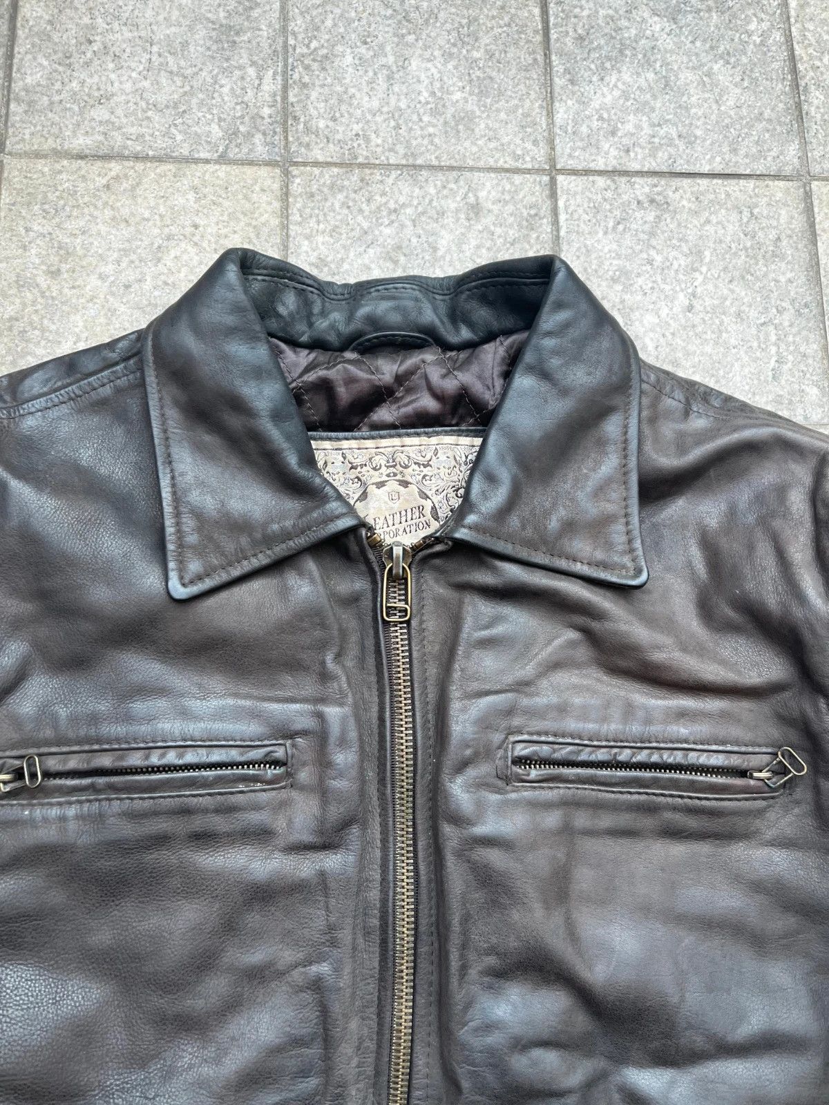 Other Super Rare Leather Corporation Bomber Jacket Size US L / EU 52-54 / 3 - 8 Thumbnail