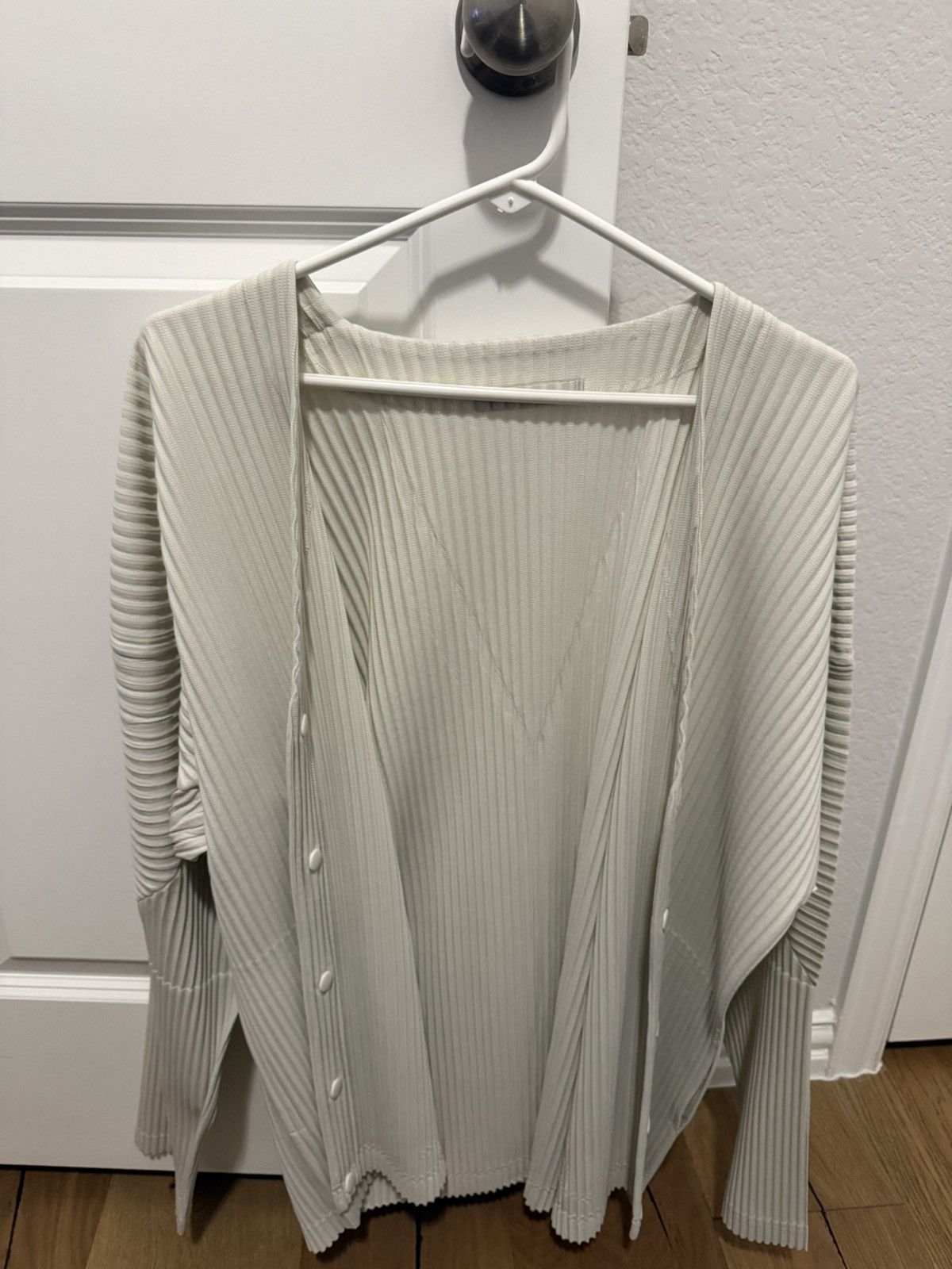 Homme Plisse Issey Miyake Homme Plisse Issey Miyake Cardigan Size US L / EU 52-54 / 3 - 2 Thumbnail