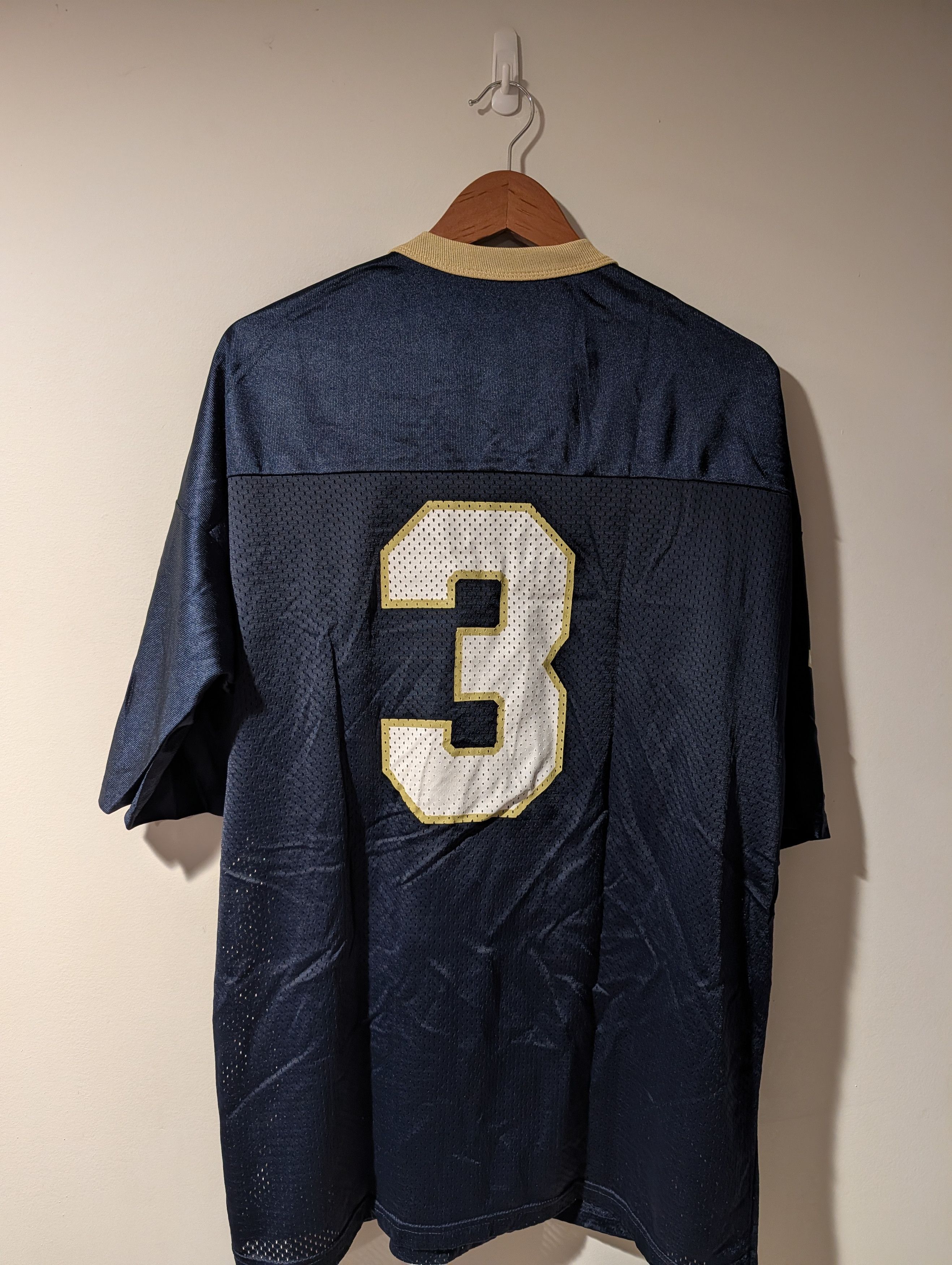 Champion Vintage 90s Champion Notre Dame Fighting Irish Jersey Mesh Size US XL / EU 56 / 4 - 7 Thumbnail