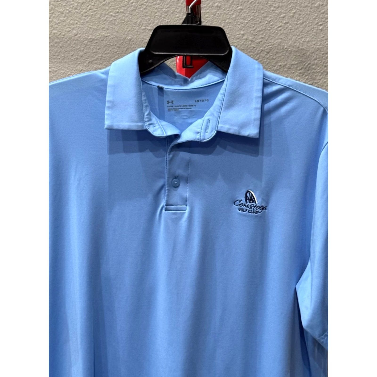 Under Armour Under Armour POLO SHIRT Conestoga Golf Club Blue Large L Mens Polo Shirt Multicolor 2010s Size US L / EU 52-54 / 3 - 2 Thumbnail