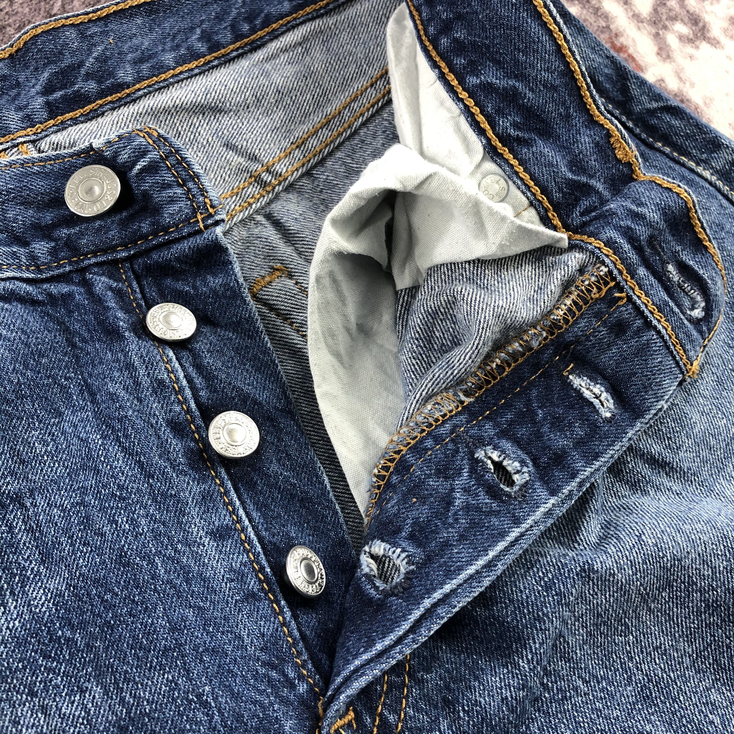 Levi's Vintage Blue Wash Levis 501 Jeans-JM3041 Size US 30 / EU 46 - 7 Thumbnail
