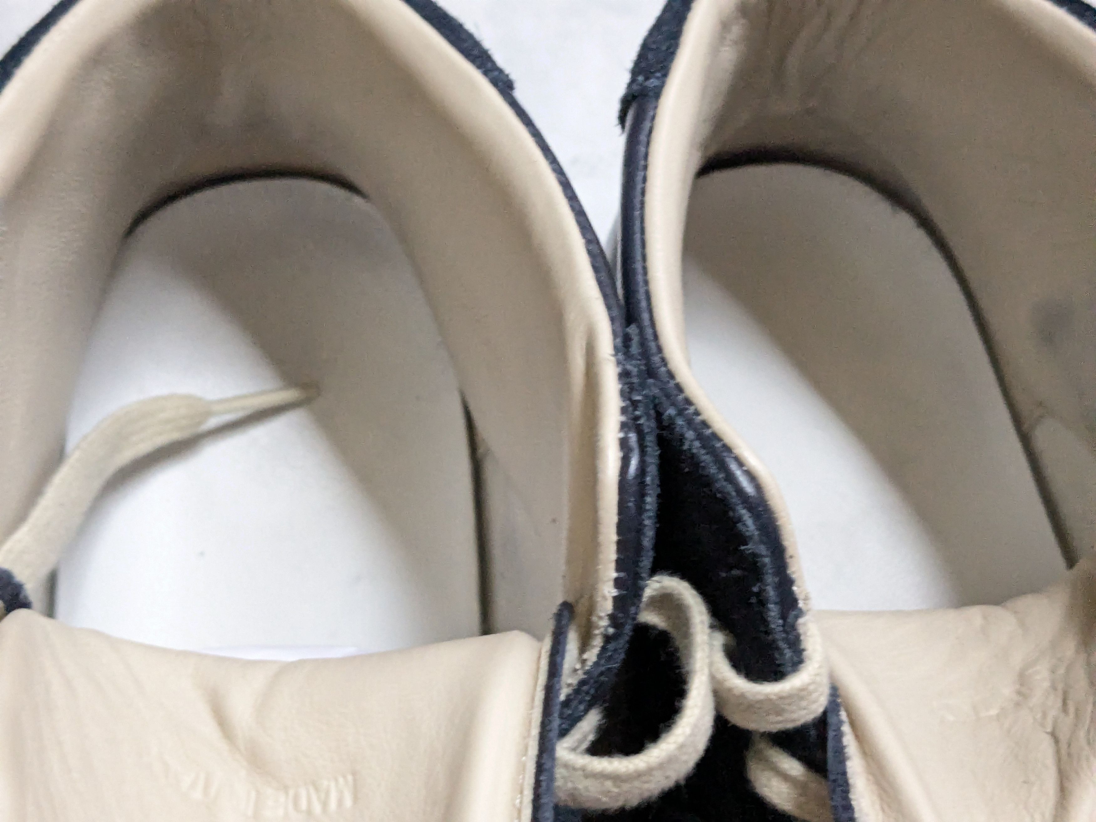 Maison Margiela Maison Margiela GAT Replica Navy Blue 9 42 High Tops Size US 13 / EU 46 - 7 Thumbnail