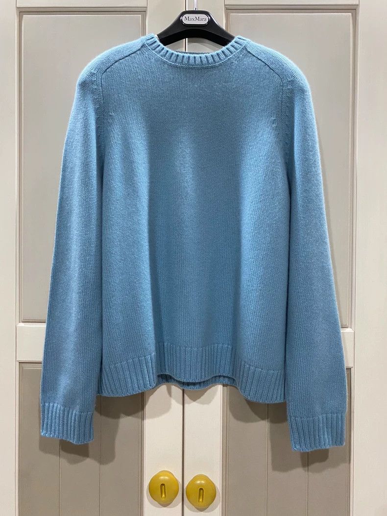 Loro Piana Blue Cashmere Sweater