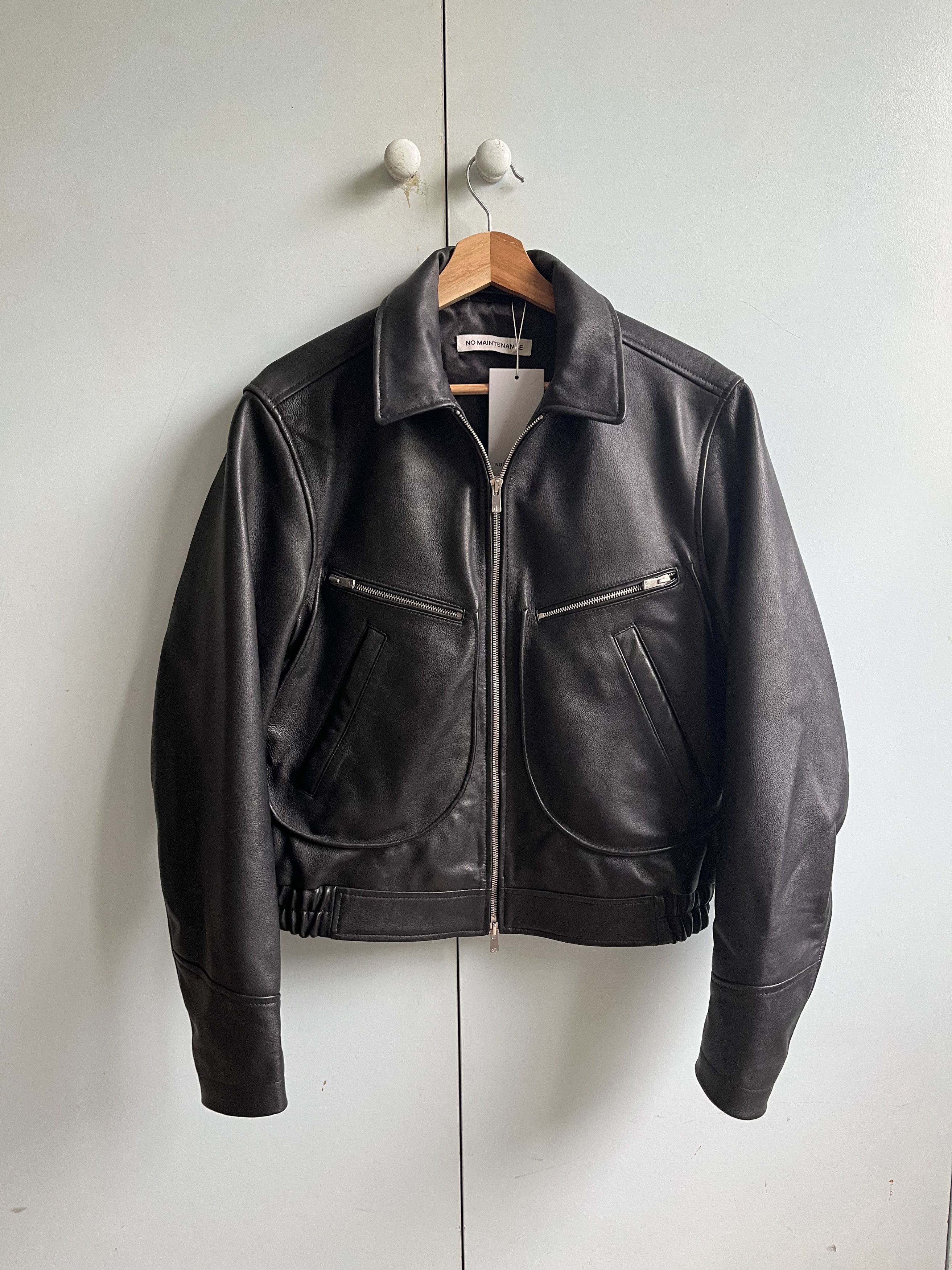 No Maintenance No Maintenance “Aero” Leather Jacket | Grailed