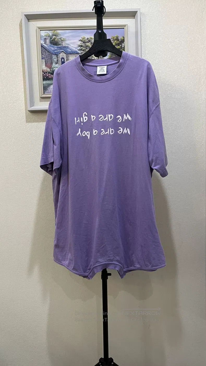 Vetements Vetements Purple T-Shirt, Size S Size US S / EU 44-46 / 1 - 1 Thumbnail