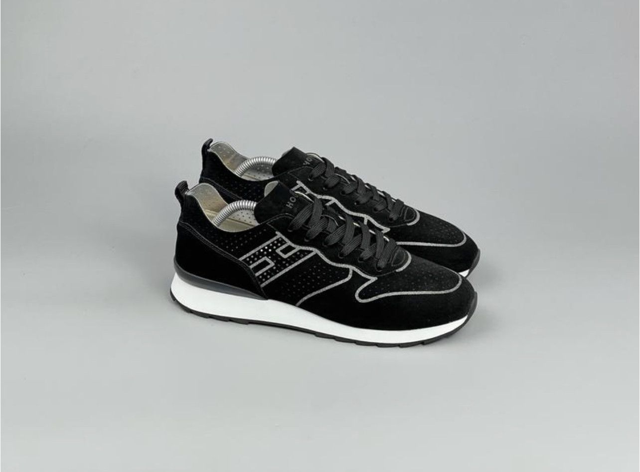 Hogan Hogan Women's Black Suede Sneakers Size 40 Size US 9 / IT 39 - 1 Thumbnail