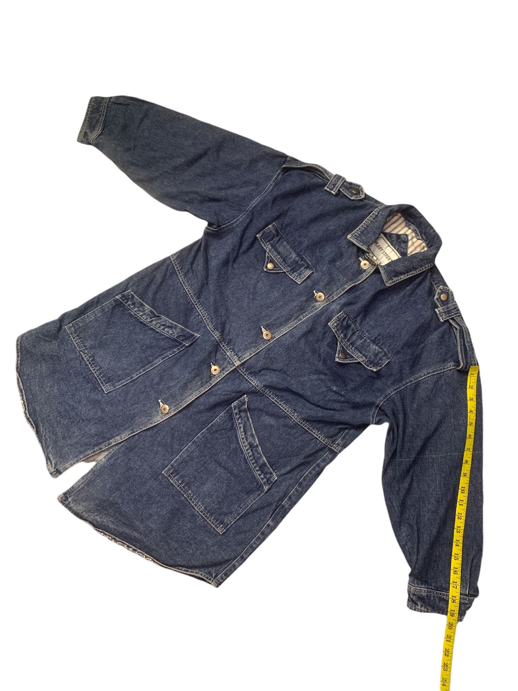 Japanese Brand Rare Design Vintage Fleetstreet Denim Jackets Size M / US 6-8 / IT 42-44 - 10 Thumbnail