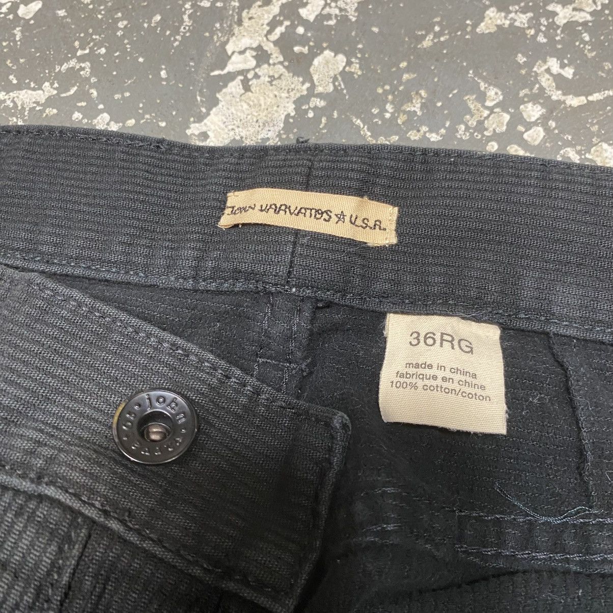 John Varvatos × Vintage Vintage John Varvatos Corduroy Black Archive Pants Size US 37 - 7 Thumbnail