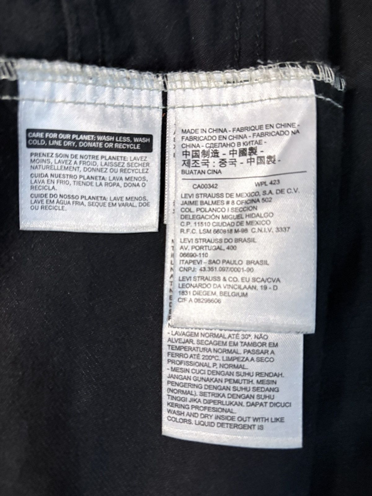 Levi's Levi Denim Black Jacket Size US M / EU 48-50 / 2 - 4 Thumbnail