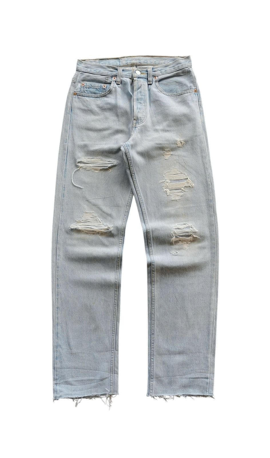 Levi's Vintage 90s levis distressed grunge jeans Size US 29 - 1 Thumbnail