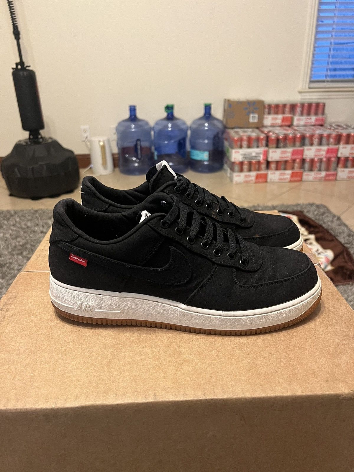 Nike × Supreme Nike Supreme Air Force 1s Size US 11 / EU 44 - 2 Thumbnail
