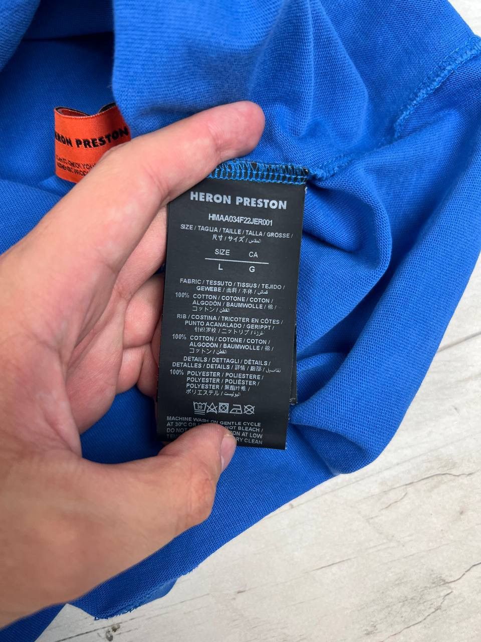 Heron Preston Heron Preston Logo Embroidered T-Shirt Size US L / EU 52-54 / 3 - 17 Thumbnail