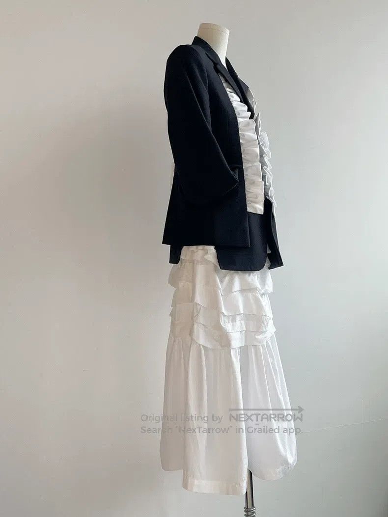Comme des Garcons Comme Des Garcons size S Ruffled pleated half skirt Size 23" - 2 Thumbnail