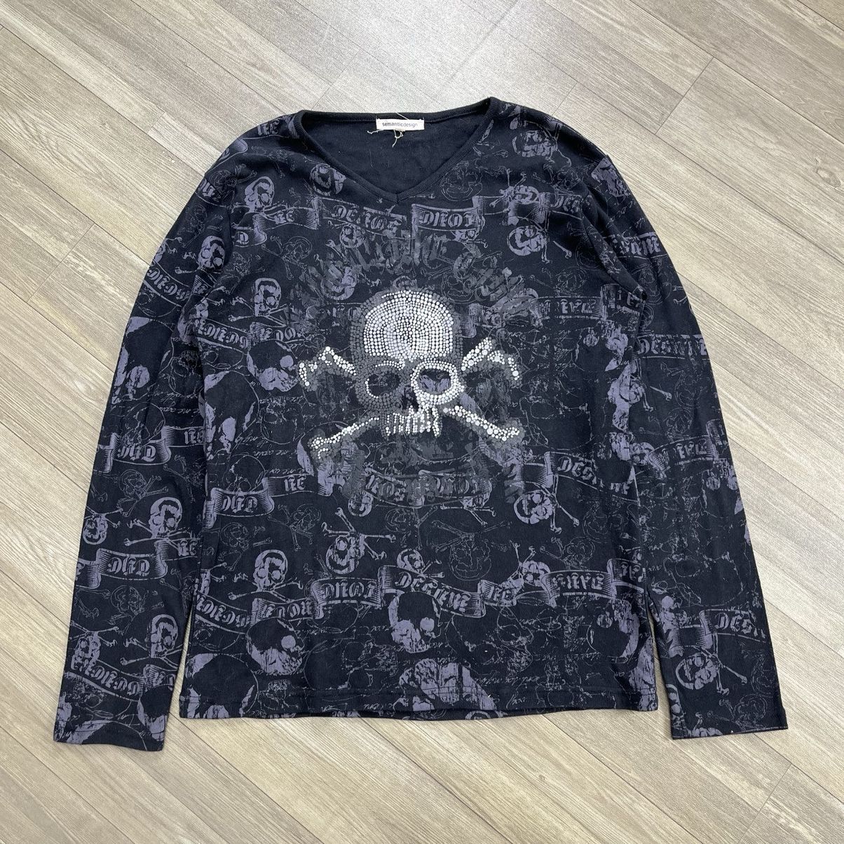 In The Attic 2000s In The Attic Skulls Grunge Punks Lgb Style Longsleeve Size US L / EU 52-54 / 3 - 1 Thumbnail