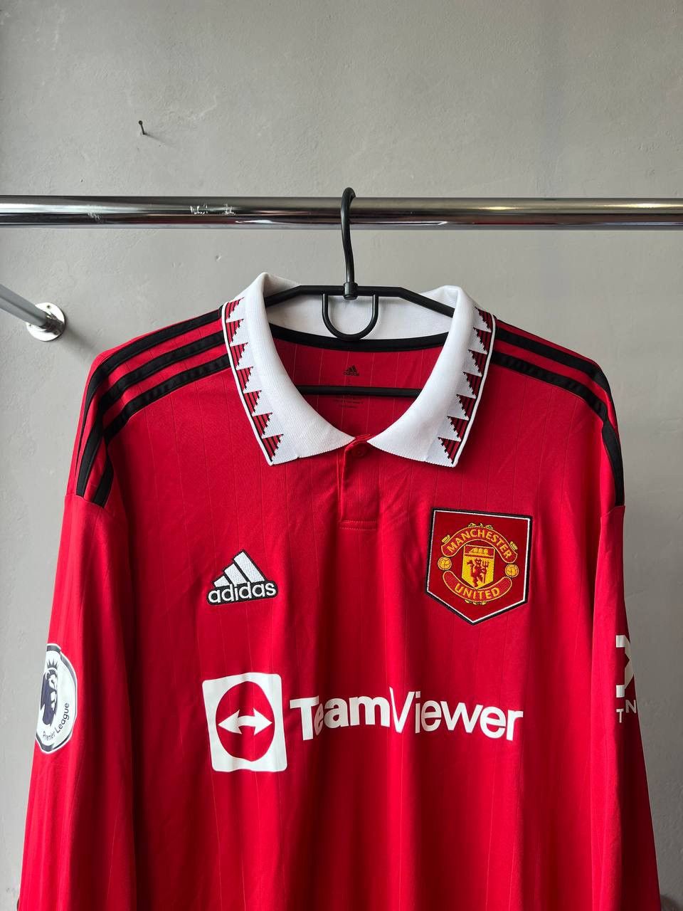 Adidas 2022/23 MANCHESTER UNITED #14 ERIKSEN HOME SOCCER JERSEY L Size US L / EU 52-54 / 3 - 5 Thumbnail