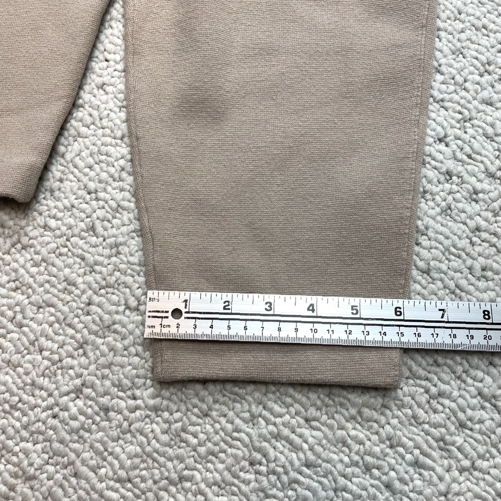 Banana Republic VINTAGE Banana Republic Sweatpants Womens Small Beige Tan Pockets Drawstring Ankle 28x23 Size 28" / US 6 / IT 42 - 2 Thumbnail