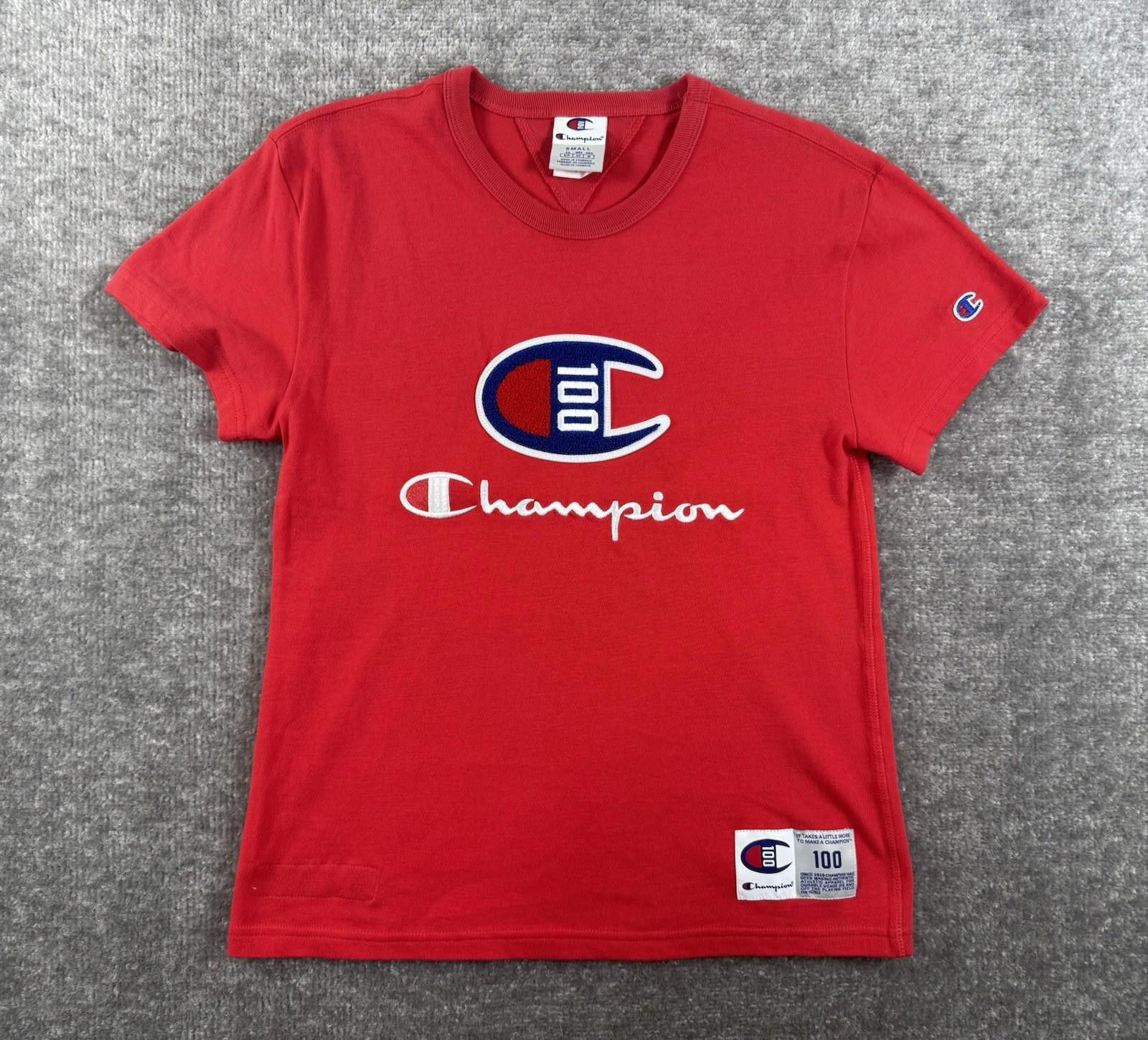 Champion Vintage Champion 100 Year Anniversary Reverse Weave T-Shirt Size US S / EU 44-46 / 1 - 1 Thumbnail
