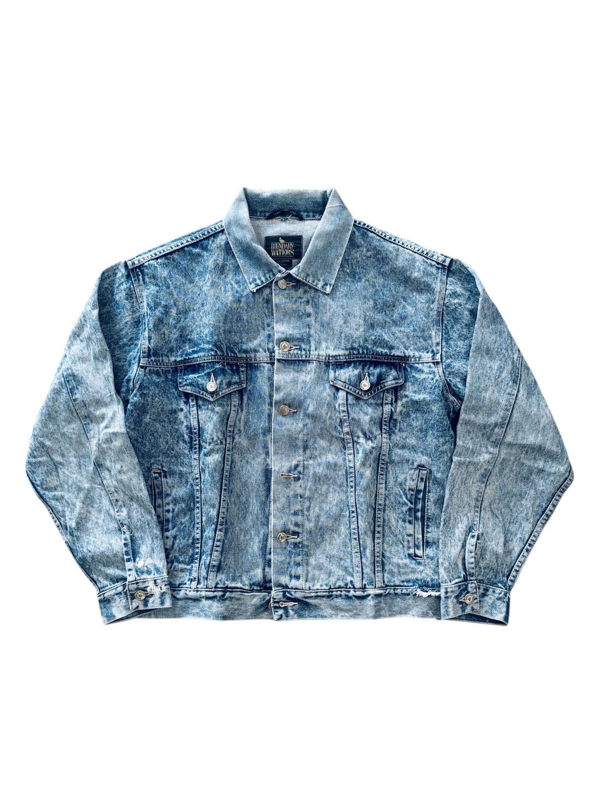 Japanese Brand BOUNDARY WATERS Denim jacket Size US XL / EU 56 / 4 - 1 Thumbnail