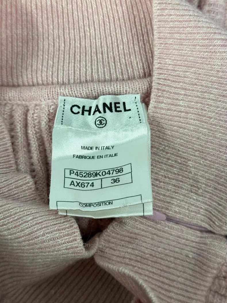 Chanel Chanel Pink pleated cashmere skirt Size 24" / US 00 / IT 34 - 4 Thumbnail