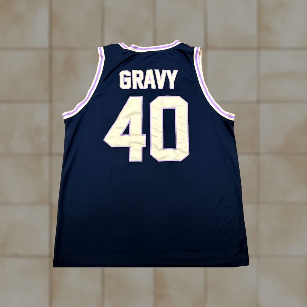 Vintage Yung Gravy Gasanova #40 Basketball Jersey T-Shirt Adult XXL Black Crew Neck graphic Print Logo Gravy Hip Hop Mens Cap Sleeve? Size US XXL / EU 58 / 5 - 1 Thumbnail