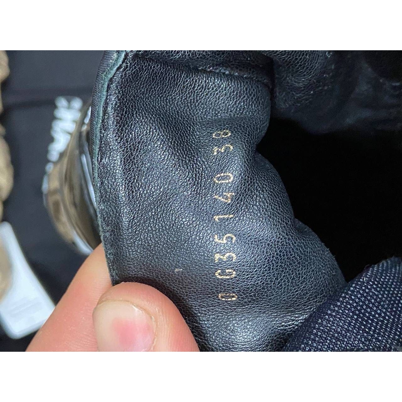 Chanel Chanel Black Lace-Up Textile Rubber Boots Size 38 Size US 7 / IT 37 - 7 Thumbnail