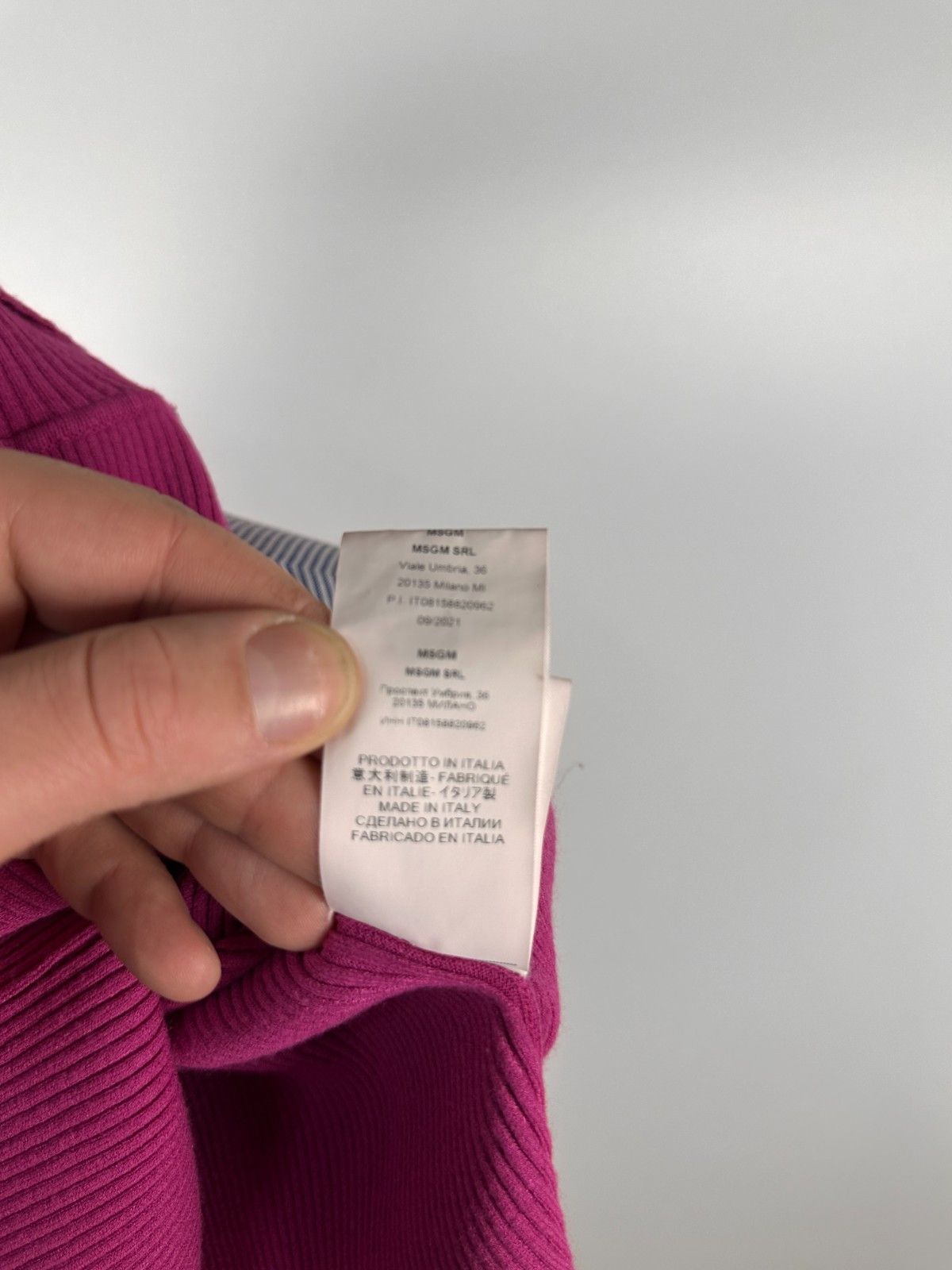 MSGM MSGM Milano Off The Shoulder Top Pink Size XL Size XL / US 12-14 / IT 48-50 - 10 Thumbnail