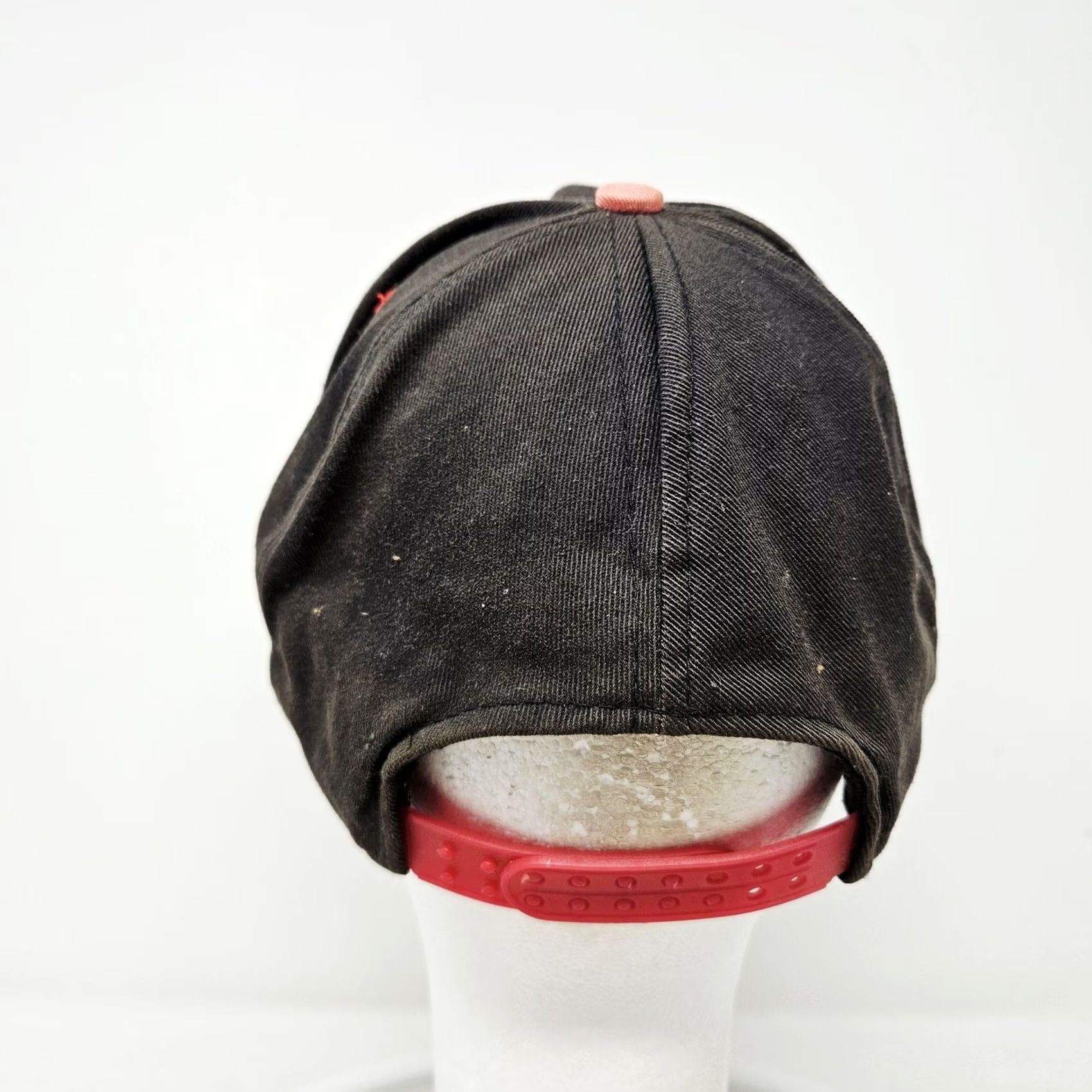 Roper VINTAGE Red Dog Hat Cap Baseball Snap Back One Size Black Mens Rope Beer 90s Size ONE SIZE - 4 Thumbnail