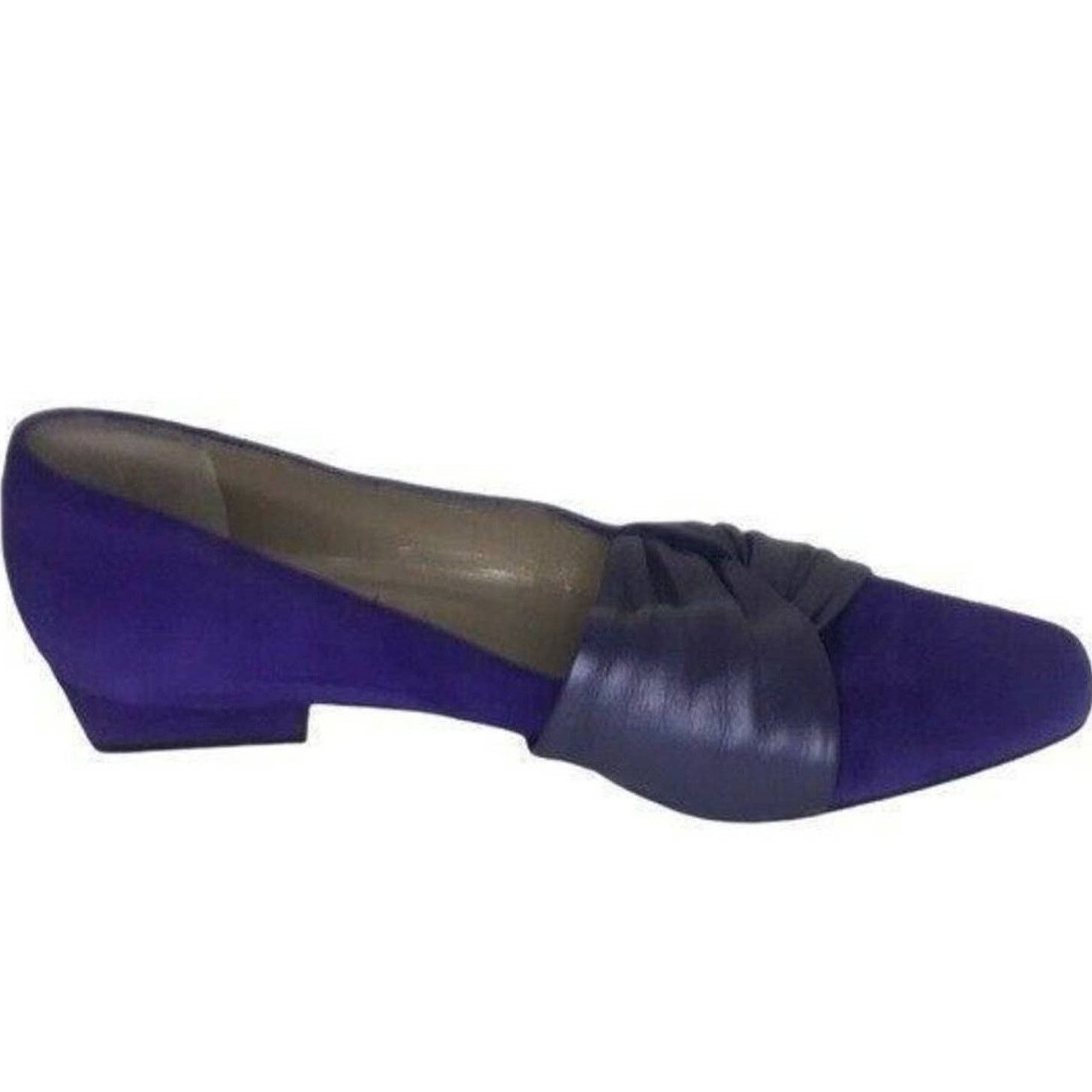 Other Via Garda Purple Leather Slip-On Loafers Made in Italy 7 Size US 7 / IT 37 - 7 Thumbnail