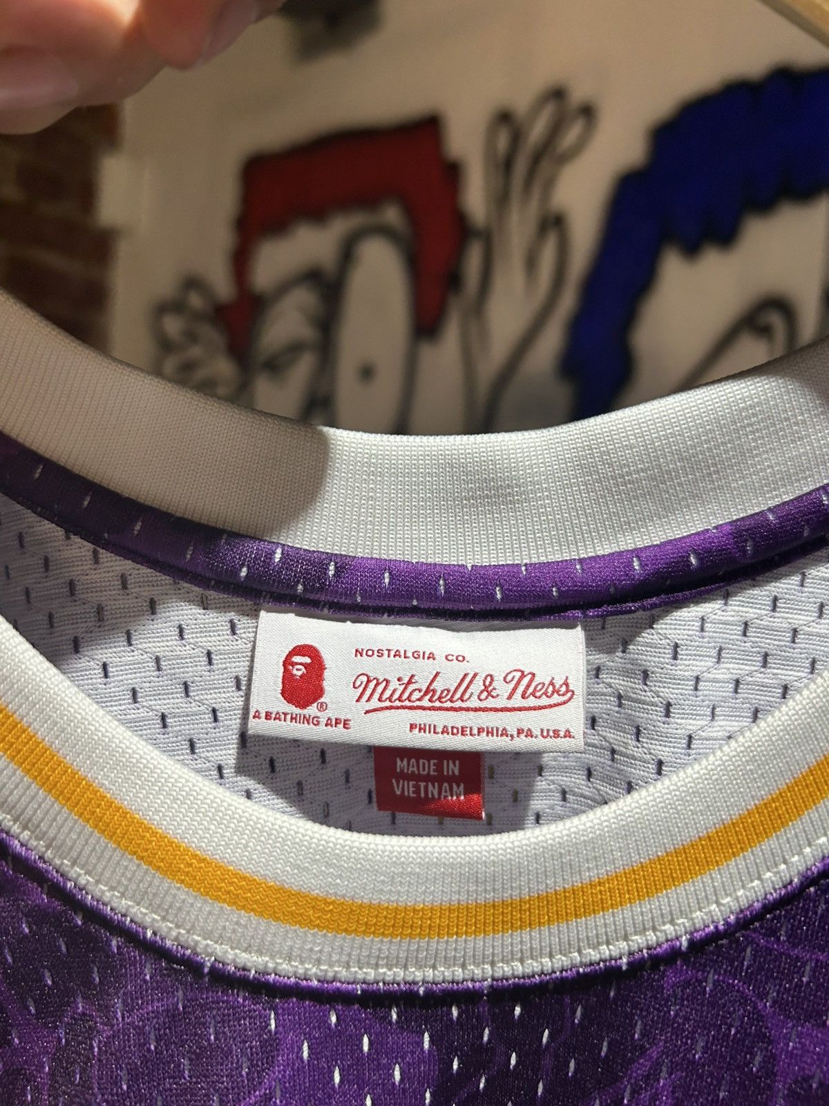 Bape × Mitchell & Ness Bape lakers jersey Size US XXL / EU 58 / 5 - 3 Thumbnail