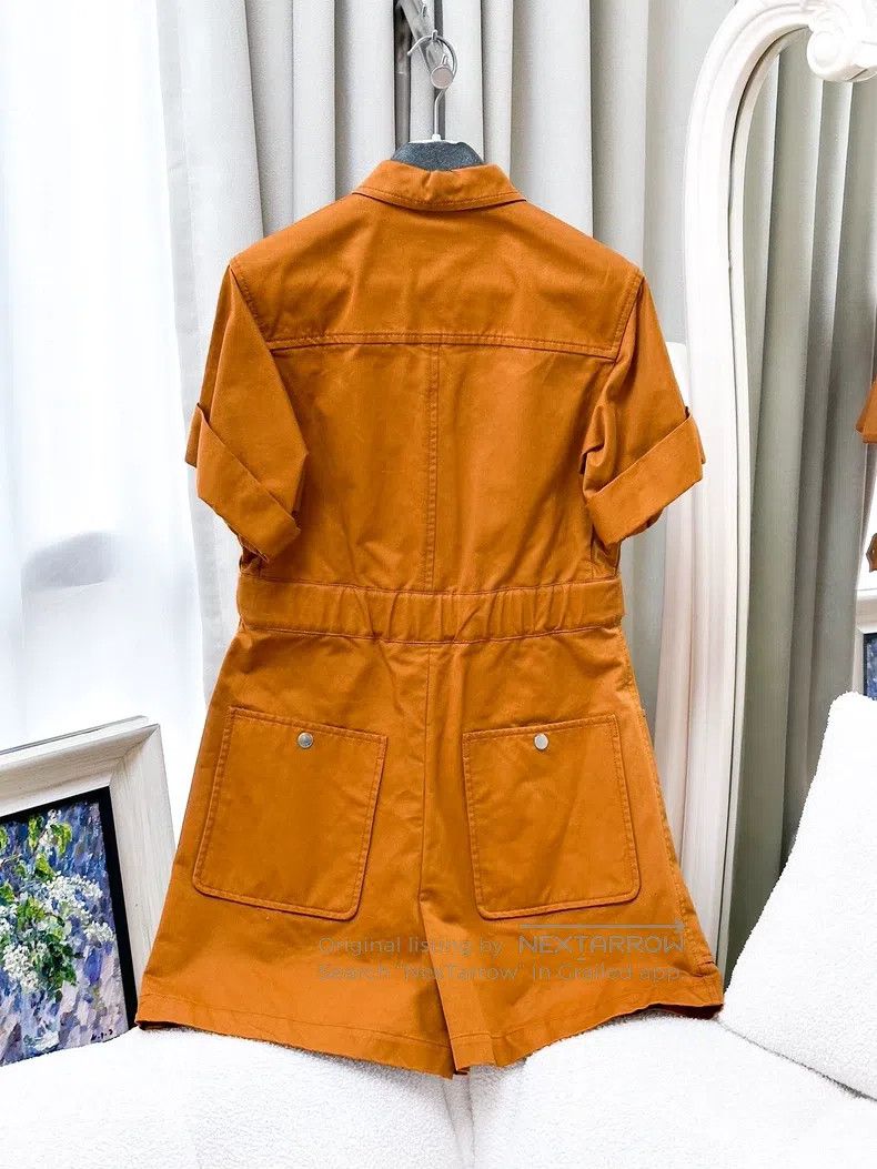 Hermes Hermes Spring/Summer Mustard Work Romper Size 24" / US 00 / IT 34 - 2 Thumbnail